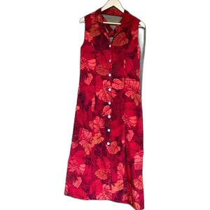 Vintage 80s Maxi dress with cut out back